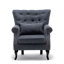 Fauteuil à oreilles touffeté-554758152