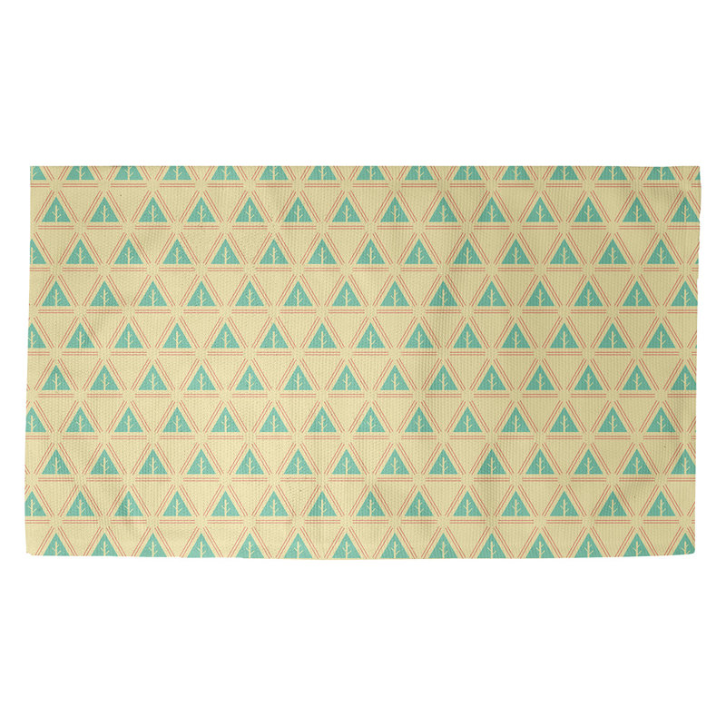 Tapis minimaliste pour l’aire jaune Barbra, Rectangle 3 pi x 5 pi
