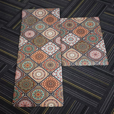 Boho Anti-fatigue Kitchen Mat Set（Set of 2)