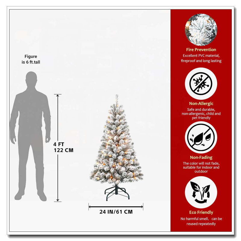 Arbre de Noël 5 pi, H 5 pi