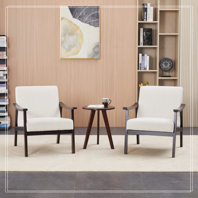 Chaise avec accoudoirs et dossier haut