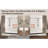Frameless Shower Door 44-48" W x 76" H Clear Tempered Glass with Stainless Steel Handle-122662964