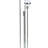 Jahlen 59 Inch Floor Lamp, Modern Accent Globe Glass Shade, Round Base, Nickel