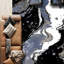 Tapis noir / gris / ivoire / beige Galaxy Series-441875335-442885451