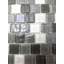 Carreau de mosaïque pour mur et piscine en verre texturé à bords droits de 1 po x 1 po Geo-88946383