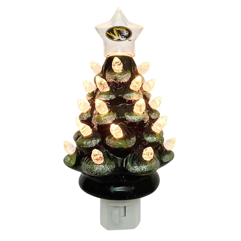 Arbre de Noël 6,5 po Nite Lite, Tigers de Missouri