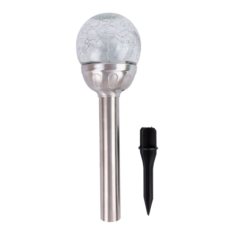 Solar Powered Metal Pathway Light