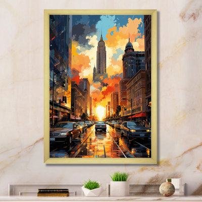 City Detroit Popart III sur toile