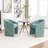 Halley Velvet Upholstered Dining Chair-1459958060