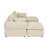 Large Arms Cordory Upholstered Modular Sectional With 2 Ottomans-982212671