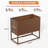 Large Metal Rectangular Planter With Shelves And Drainage Holes For Indoor/Outdoor Use, Perfect For Tall Plants, Flowers, Or Shrubs In High-Traffic Areas-691628537-691628422