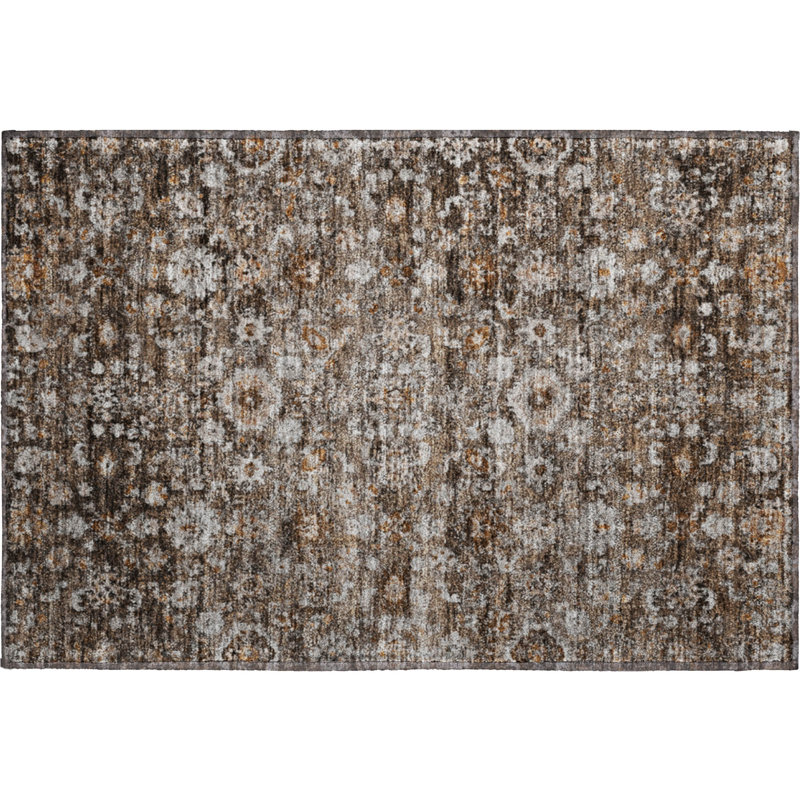 Premium Machine Washable Cerrito Fudge Rug, Rectangle 1'8" x 2'6"