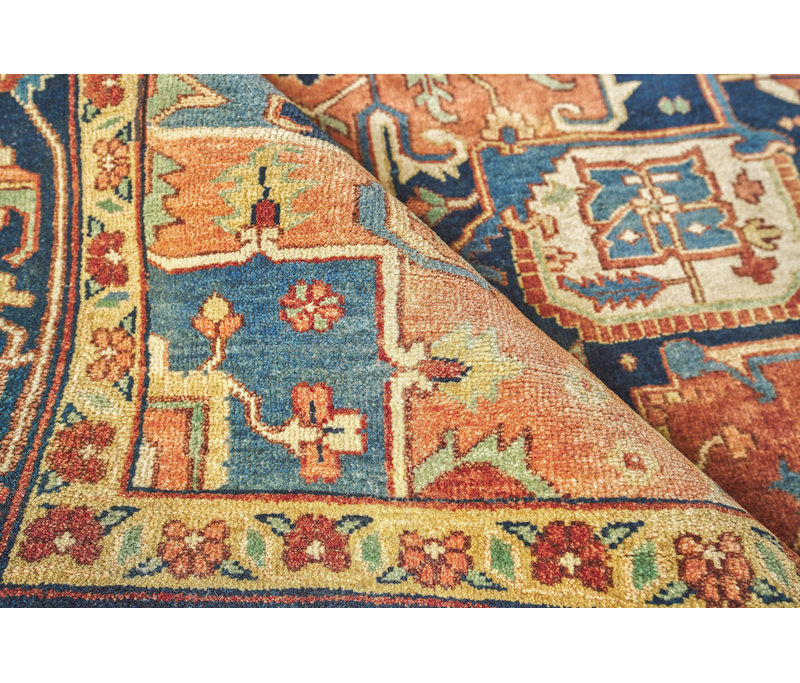 Antique Weave Serapi Wool Oriental Area Rug, Rectangle 8' x 10'