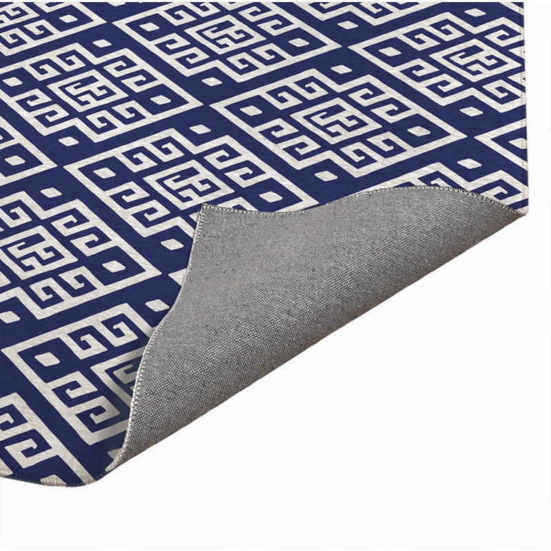 Tapis de cuisine Athana, Rectangle 4pi x 6 pi, Marine