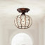 Lampe céleste semi-encastrée avec ornements en cristal Thyri