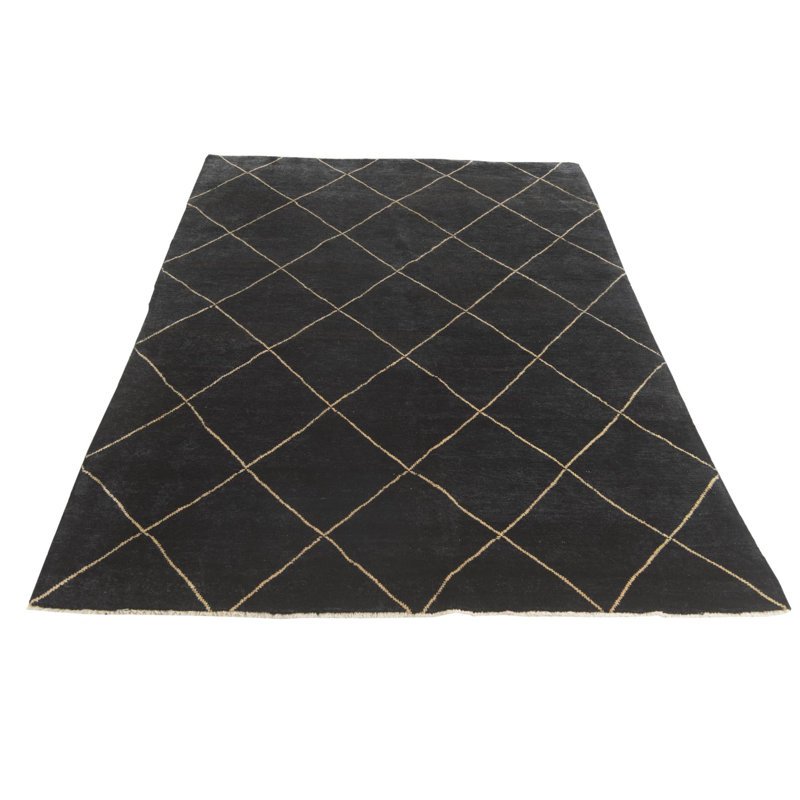 Tapis noir 5 x 8 Philip