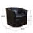 Faux Leather Swivel Accent Chair-760276722