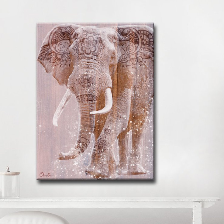 « Wild zen II » par Olivia rose-impression sur toile tendue, H 16 po x l 12 po