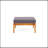 Charming Mid-Century Modern Ottoman And Coffee Table Set For Stylish Spaces
