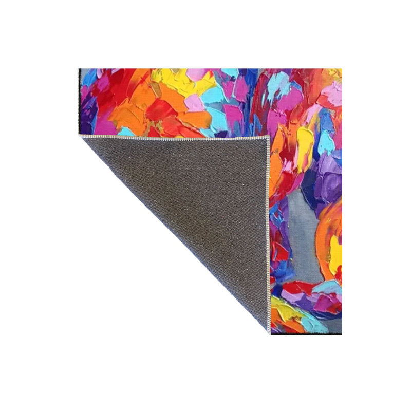 Tapis tissé pastel à motif animalier, Tapis de couloir 3 pi 3 po x 6 pi 7 po inclus