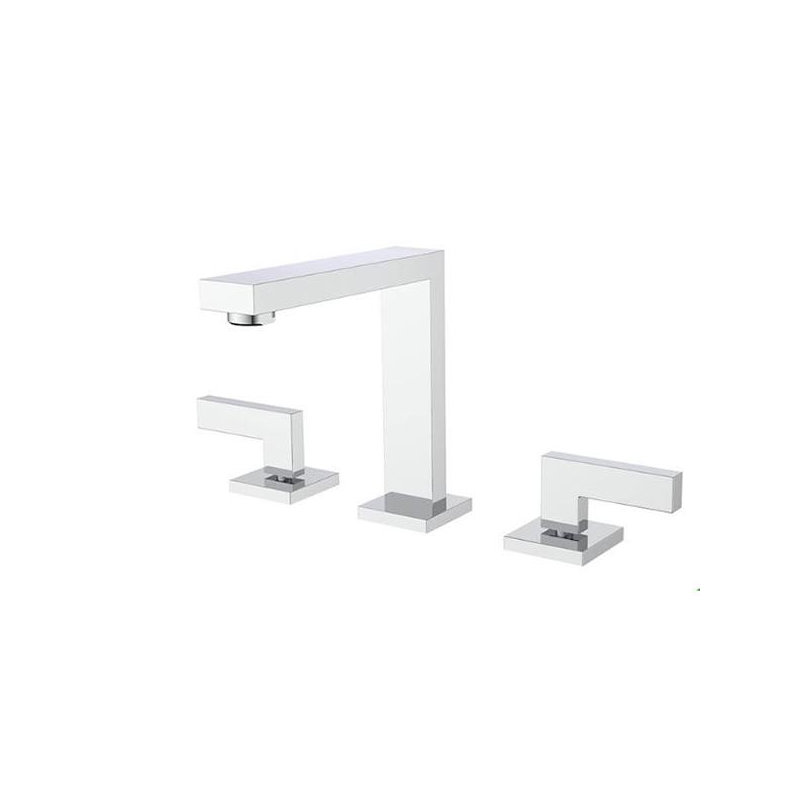 Trova Widespread Bathroom Faucet with Drain Assembly, Chrome