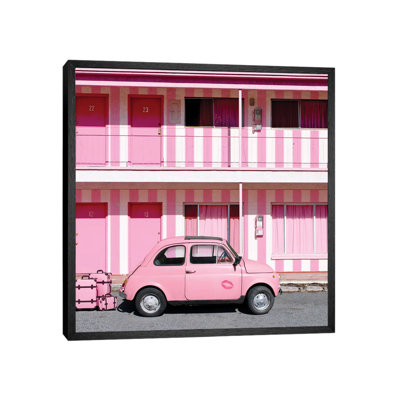 Viva Pink Vegas 1 Piece Wall Art on Canvas