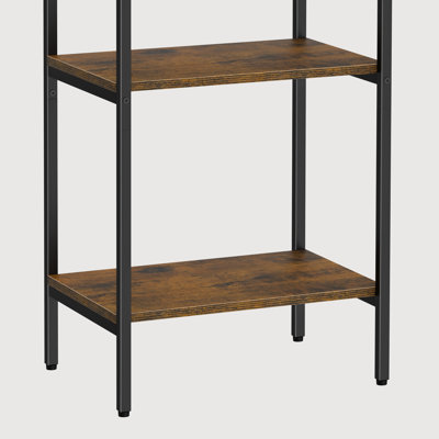 123 H cm Powder Coated Tray Table Floor Lamp