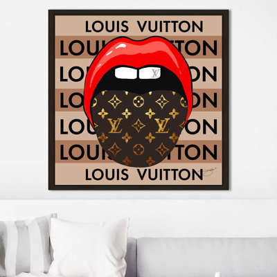 «Louis Vuitton Tongue (Square)» par By Jodi - impression