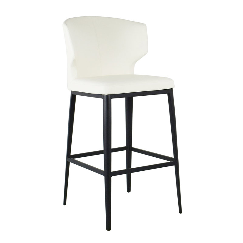 Tabouret de bar et de comptoir Aislinn, Blanc, Tabouret de bar (siège d'une hauteur de 29 po)