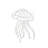 2D Jelly Fish Sign