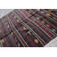 Tapis turc, grands tapis noirs Oushak, tapis rétro, tapis orientaux, kilim, tapis de sol