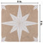 Compass Star 8" x 8" Porcelain Stone Look Wall & Floor Tile-61594906