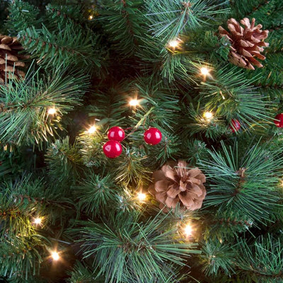  Christmas Mini String Lights, 60FT 300 Incandescent Green Wire Fairy Lights UL Certified Christmas Decorations for Indoor Outdoor Yard Party Xmas Tree Decor, Warm White