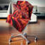 Red Infinity - Coussin imprimé abstrait-29367235-29367238