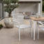 Chaises de patio d'extérieur empilables assemblées 2 pièces Reno-1756747938