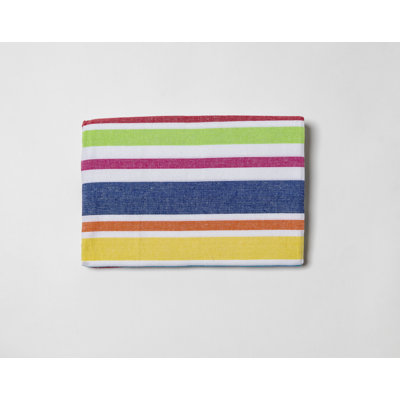 Emlynne Striped 100% Cotton Tablecloth