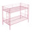 Metal Bunk Bed Pink Twin Over Twin-1657554147