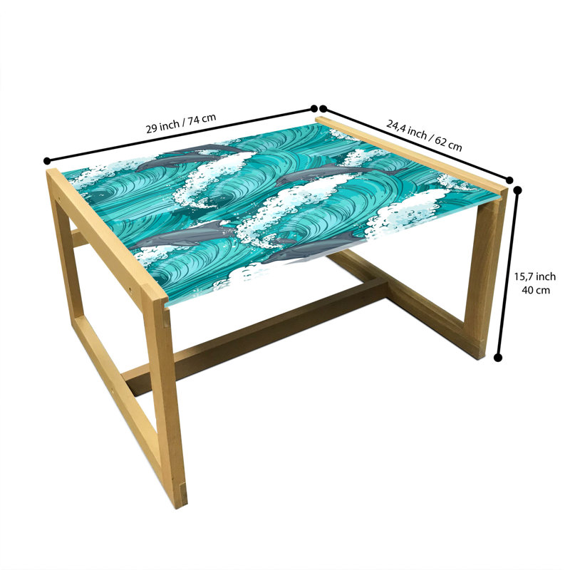 Jahlee Sled Coffee Table, 62cm H x 74cm W x 40cm D