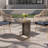 C Shaped Solid Wood End Table-479994520