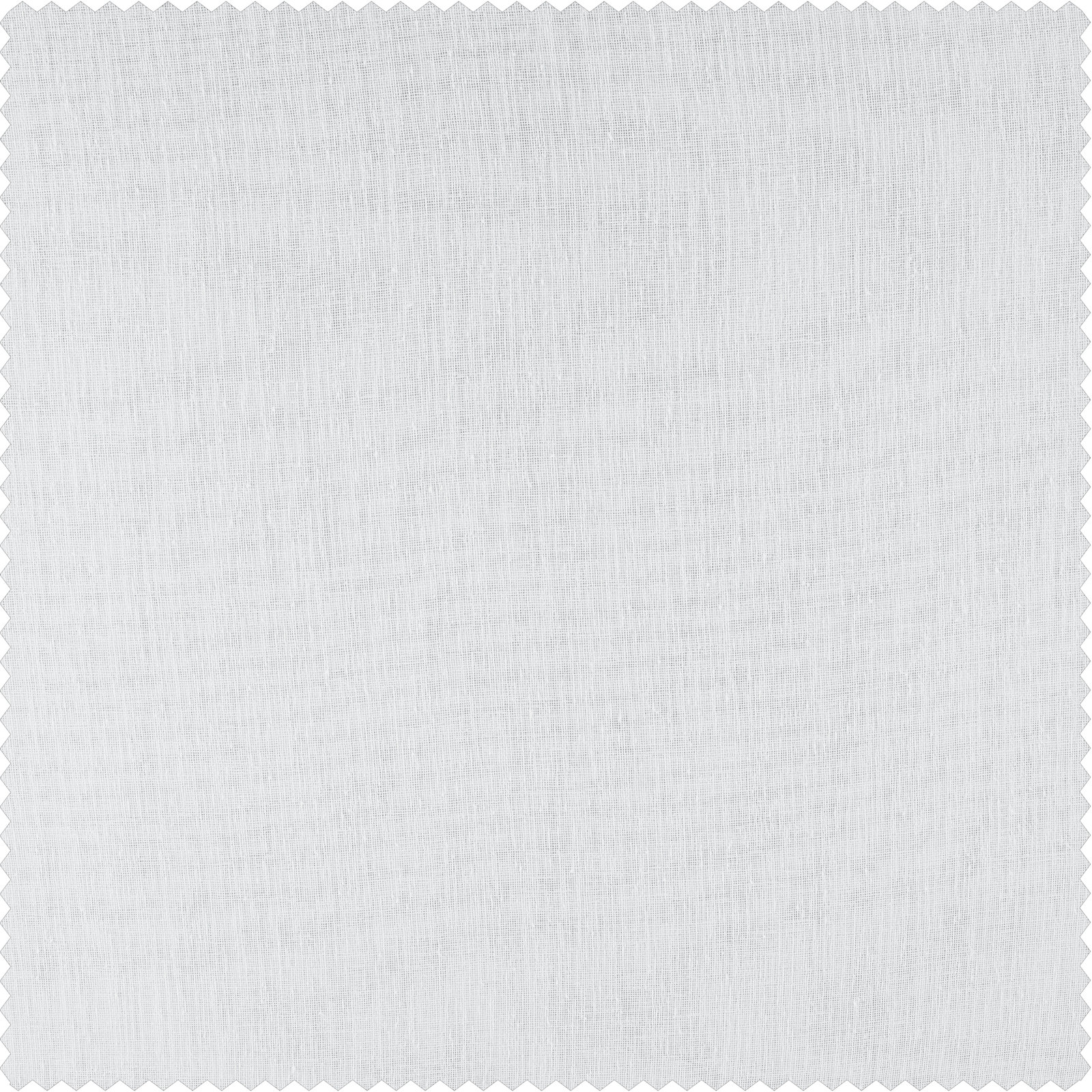 Larsa Sheer Linen Blend Curtain, Aspen White, 50"W x 120"L