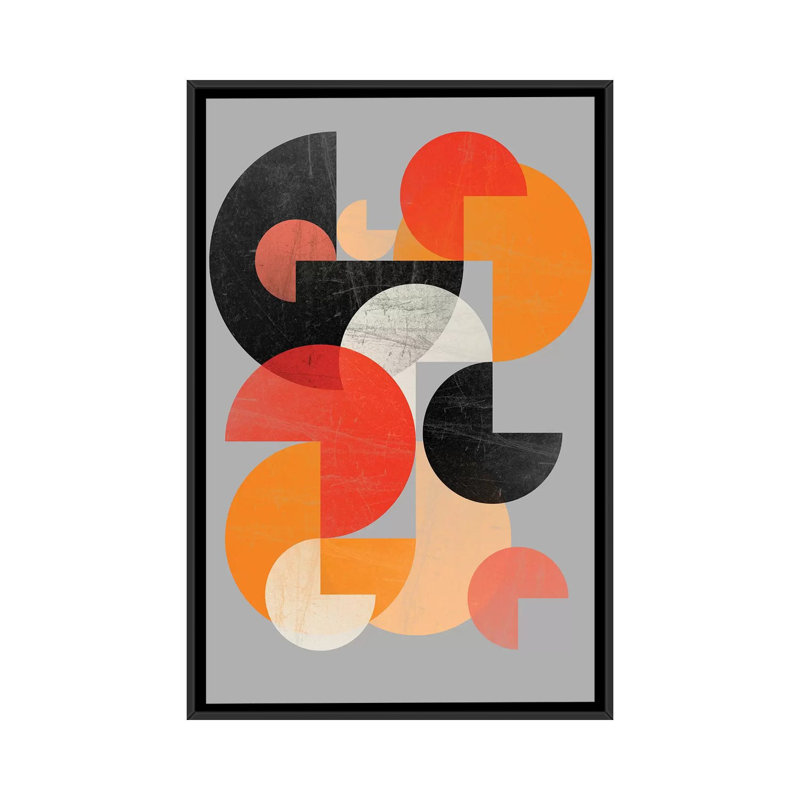 «Canvas VII», impression sur toile, H 26 po x l 18 po x P 1,5 po, Toile encadrée noire, Pas de tapis