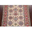 Tapis unique en laine noué à la main ivoire / rouge / bleu nouvel âge 5 pi x 6 pi 8 po