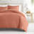 8-Piece Bedding Bundle - Solid Duvet Cover, Comforter Insert, and Patterned Sheet Set-99311843-99311853