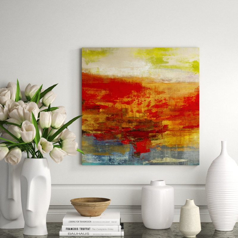 Measure Of Vibration Print by Maeve Harris, 47" H x 47" W, Outdoor