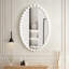 Miroir mural ovale