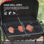 Barbecue au charbon portatif de 17 po avec roulettes Outsunny