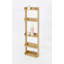 Demasky 5 Piece Oak Solid Wood Tiered Shelf-426091125