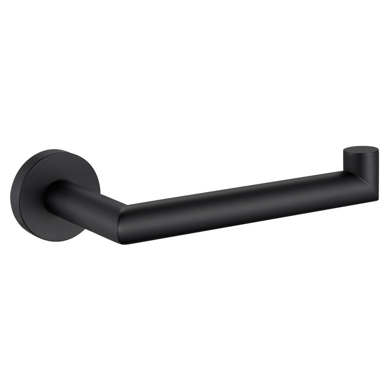 Wall Mounted Toilet Paper Holder, Matte Black