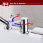 Robinet de baignoire de salle de bain en or brossé avec douchette à jet haut débit Sumerain, robinet de baignoire de style moderne avec douche à main, 3 trous-114830527