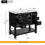 Meuble-lavabo 36 po avec lavabo supérieur, armoire de rangement moderne avec 2 portes à fermeture douce et 6 tiroirs, meuble-lavabo simple